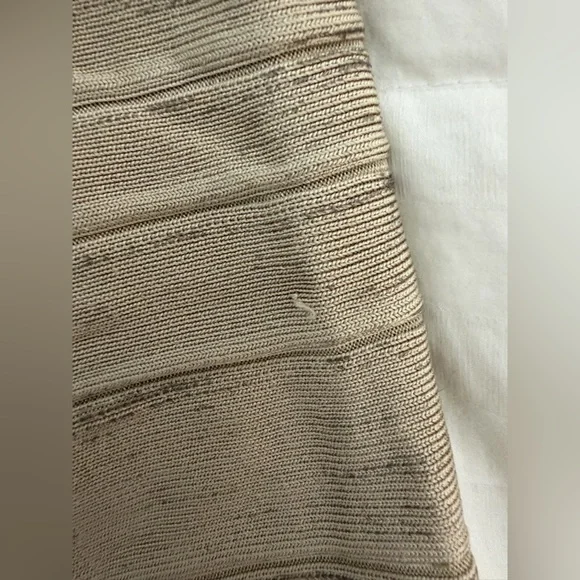 Herve Leger pencil gray distressed Skirt XS - Picture 5 of 7